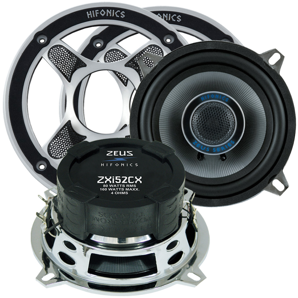 Hifonics Zeus 52 - Ein Paar 2 Wege 130mm Koax Lautsprecher - Bild 1 von 1