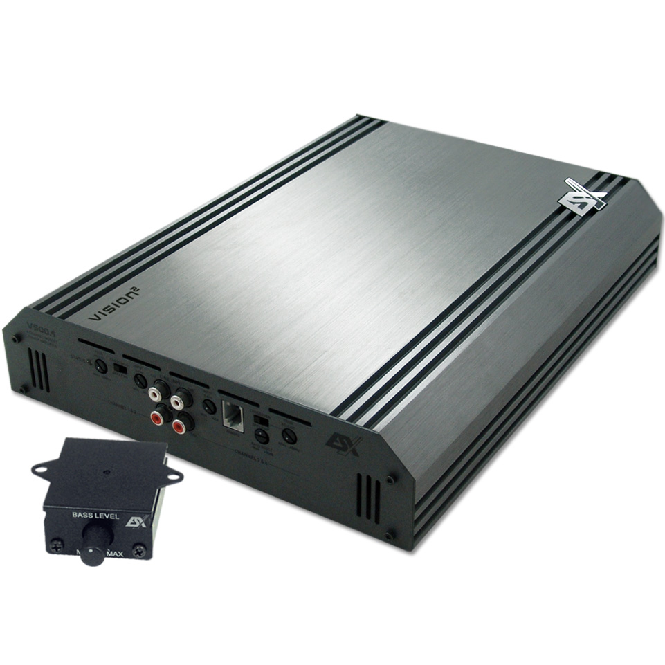 ESX VISION V 500.4 - 4 Kanal Amplifier Kompakt Verstärker 1000 Watt V500.4